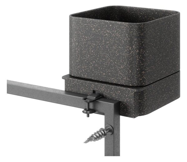 Závěsné plastové květináče na bylinky v sadě 4 ks Cubiko – Umbra