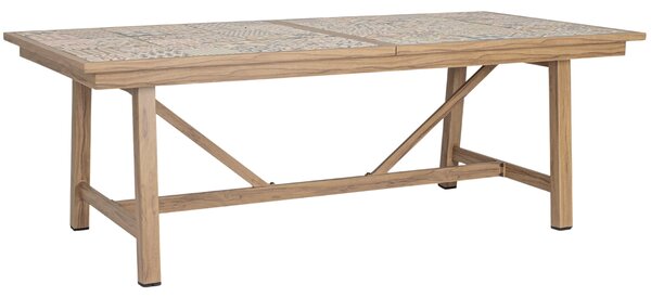-25 % Dny MOMENTI– Bizzotto Rozkládací zahradní stůl Kalimera 212/285 x 106 cm s mozaikou