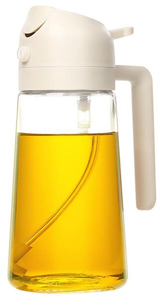 4Leaders Skleněný rozprašovač a dávkovač oleje octa 450 ml