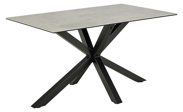 Actona Jídelní stůl Heaven 135 cm šedá/černá