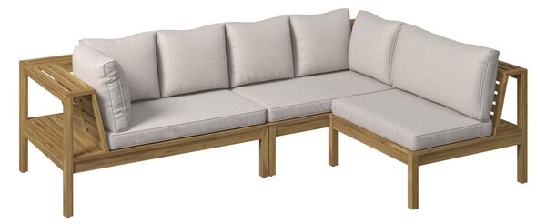 TERASOVÁ SEDACÍ SOUPRAVA dřevo, plast Gardenson - Online Only zahradní nábytek, Online Only