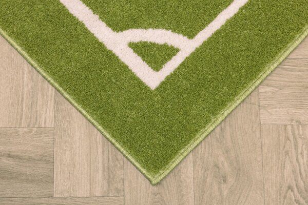 Koberec CLARA KIDS 02922A Hřiště zelený / krémový