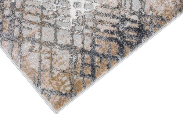 Makro Abra Moderní kusový koberec COMO PK88A šedý Rozměr: 80x150 cm