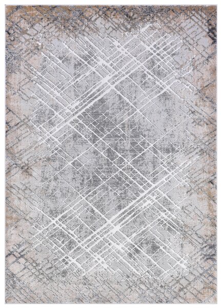 Makro Abra Moderní kusový koberec COMO PK88A šedý Rozměr: 80x150 cm