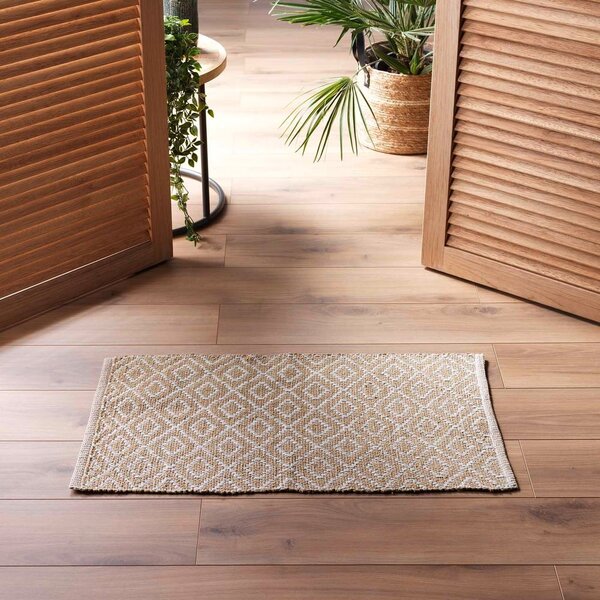 Béžový pratelný koberec 50x80 cm Lazaro – douceur d'intérieur