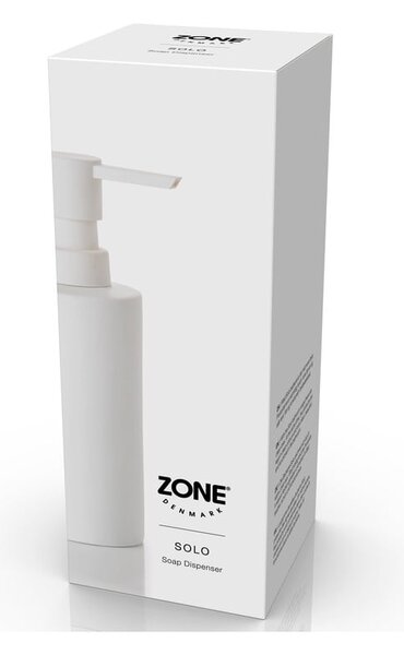 Bílý keramický dávkovač mýdla 250 ml Solo - Zone