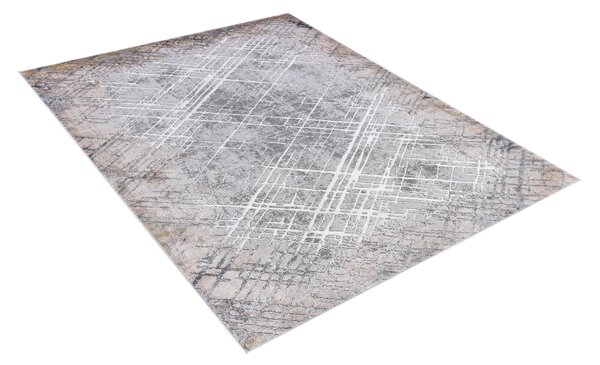 Makro Abra Moderní kusový koberec COMO PK88A šedý Rozměr: 80x150 cm