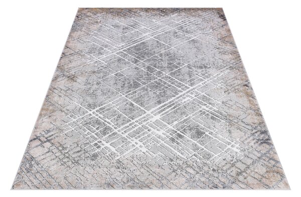 Makro Abra Moderní kusový koberec COMO PK88A šedý Rozměr: 80x150 cm