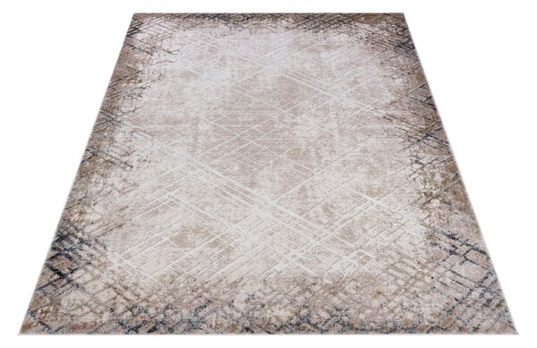 Makro Abra Moderní kusový koberec COMO PK88A krémový Rozměr: 80x150 cm