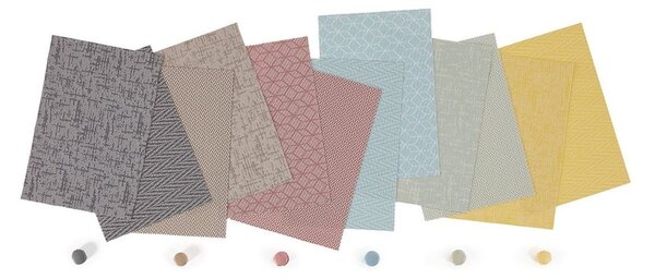 Hnědošedé prostírání Tiseco Home Studio Chevron, 45 x 30 cm