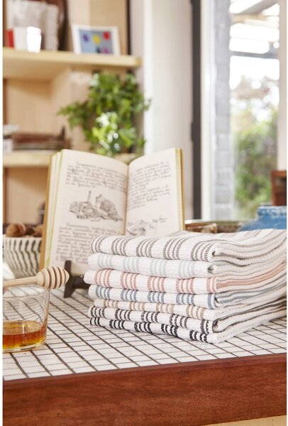 Bavlněné utěrky v sadě 4 ks 50x70 cm Stripes – Tiseco Home Studio