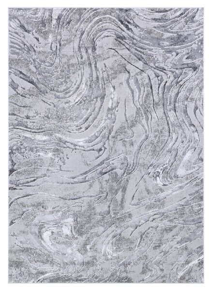 Makro Abra Moderní kusový koberec COMO NR22A Abstraktní šedý Rozměr: 140x200 cm