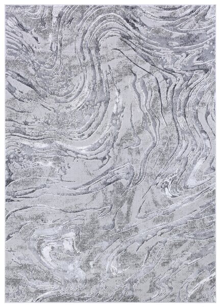 Makro Abra Moderní kusový koberec COMO NR22A Abstraktní šedý Rozměr: 140x200 cm