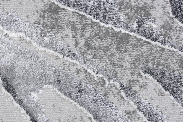 Makro Abra Moderní kusový koberec COMO NR22A Abstraktní šedý Rozměr: 140x200 cm