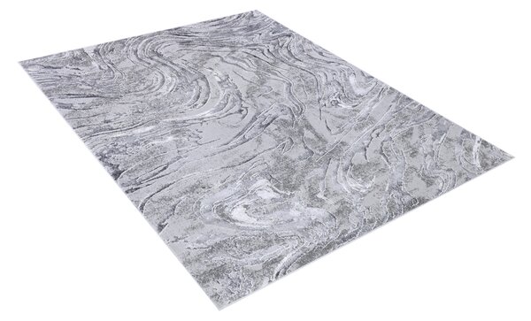Makro Abra Moderní kusový koberec COMO NR22A Abstraktní šedý Rozměr: 140x200 cm