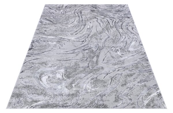 Makro Abra Moderní kusový koberec COMO NR22A Abstraktní šedý Rozměr: 140x200 cm
