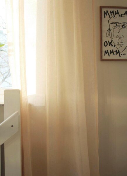HOTOVÝ ZÁVĚS, poloprůhledné, 140/280 cm Svanefors - Závěsy, Online Only