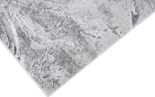 Makro Abra Moderní kusový koberec COMO NR22A Abstraktní šedý Rozměr: 140x200 cm
