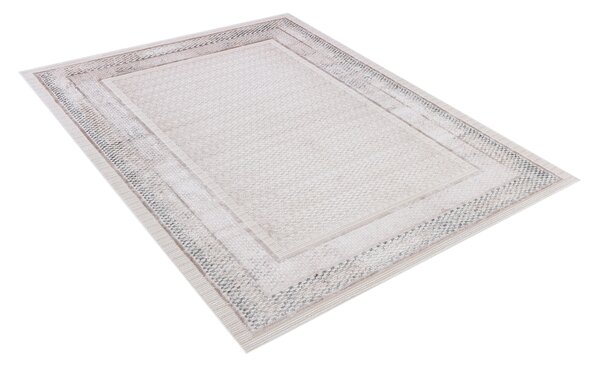 Makro Abra Moderní kusový koberec COMO PK55A Klasický bílý Rozměr: 120x170 cm