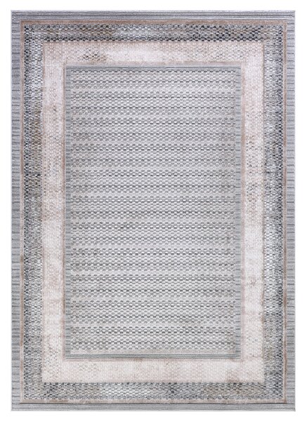 Makro Abra Moderní kusový koberec COMO PK55A Klasický šedý Rozměr: 160x230 cm