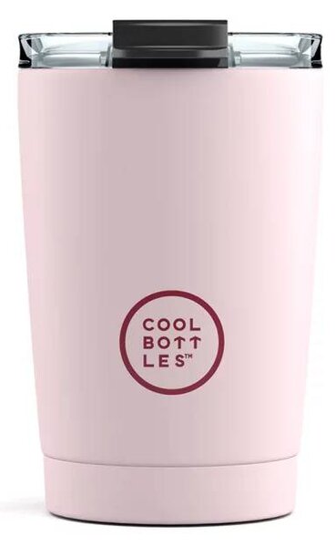 Nerezový termohrnek Cool Bottles pastel pink, 330 ml