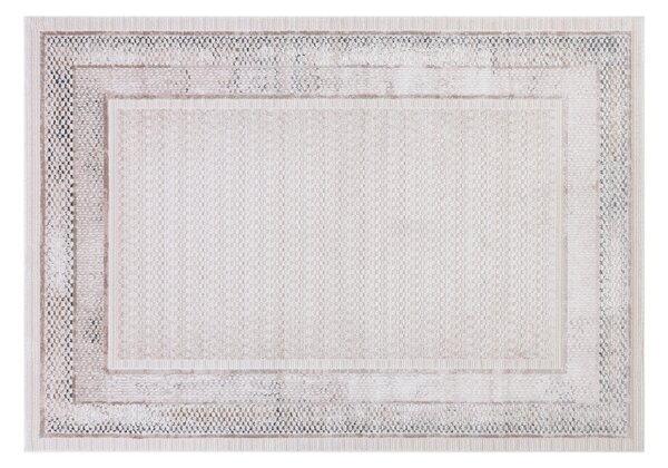 Makro Abra Moderní kusový koberec COMO PK55A Klasický bílý Rozměr: 120x170 cm