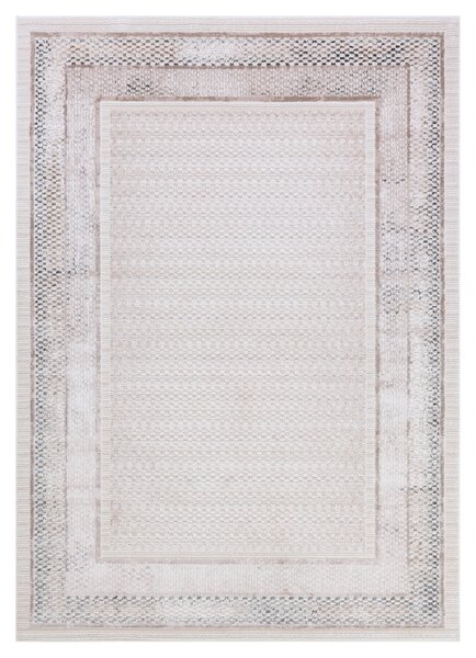 Makro Abra Moderní kusový koberec COMO PK55A Klasický bílý Rozměr: 120x170 cm