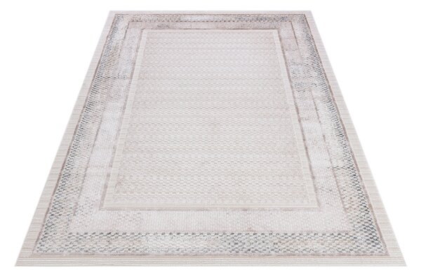 Makro Abra Moderní kusový koberec COMO PK55A Klasický bílý Rozměr: 120x170 cm