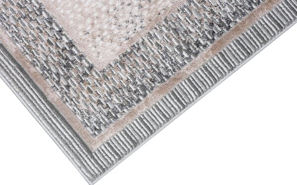 Makro Abra Moderní kusový koberec COMO PK55A Klasický šedý Rozměr: 160x230 cm