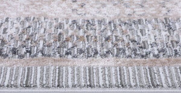 Makro Abra Moderní kusový koberec COMO PK55A Klasický šedý Rozměr: 160x230 cm