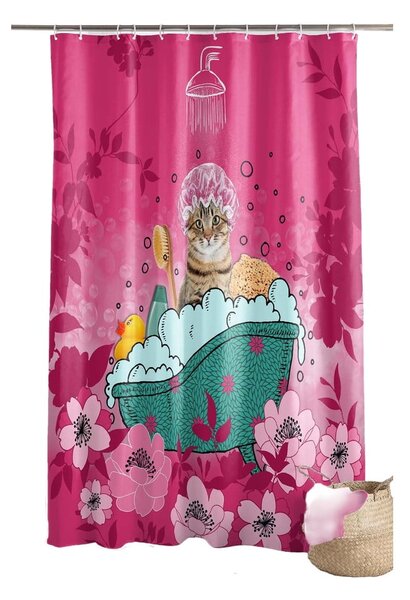 Sprchový závěs 180x200 cm Chatibulle – douceur d'intérieur