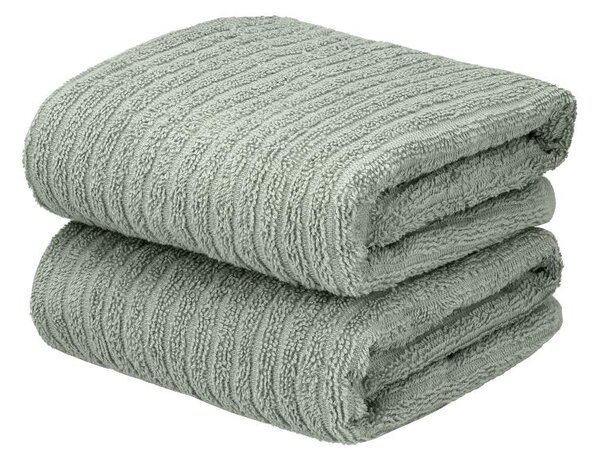 Livarno® Froté ručník, 50 x 100 cm, 2 kusy (mintová) (100396100004)