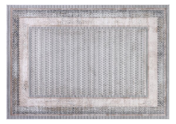 Makro Abra Moderní kusový koberec COMO PK55A Klasický šedý Rozměr: 160x230 cm