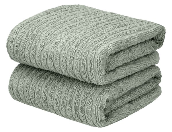 Livarno® Froté ručník, 50 x 100 cm, 2 kusy (mintová) (100396100004)