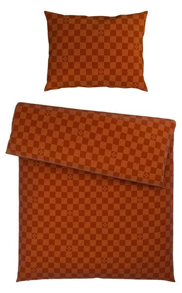 POVLEČENÍ satén oranžová 140/200 cm Ambia Home - Povlečení