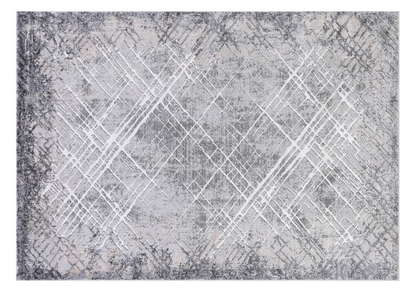 Makro Abra Moderní kusový koberec COMO PK88B šedý Rozměr: 80x150 cm