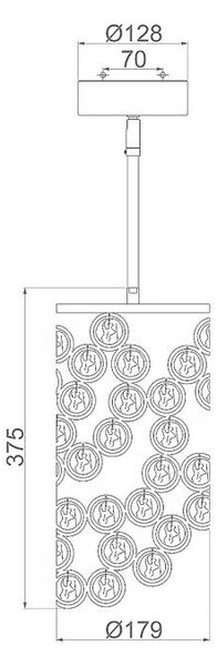 ZÁVĚSNÉ SVÍTIDLO, 17,8/53,3 cm Elstead Lighting - Závěsná světla