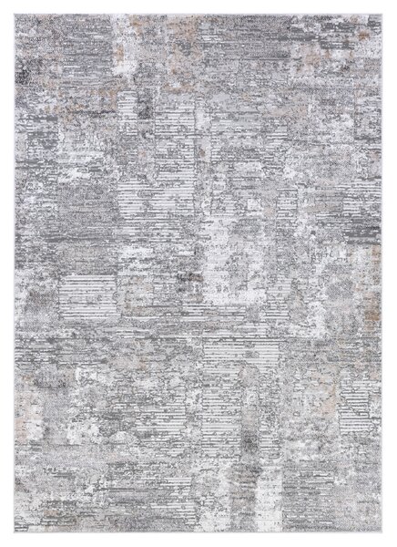 Makro Abra Moderní kusový koberec COMO PK45A Abstraktní šedý Rozměr: 80x150 cm