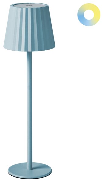 Stolní lampa POMBEIRO Kov Světle modrá