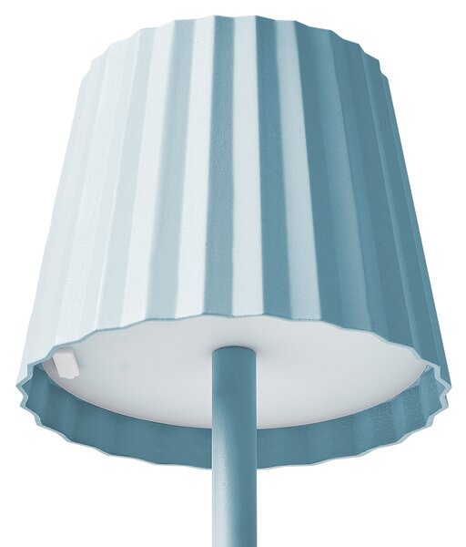 Stolní lampa POMBEIRO Kov Světle modrá