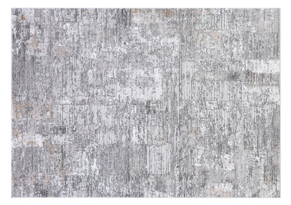 Makro Abra Moderní kusový koberec COMO PK45A Abstraktní šedý Rozměr: 80x150 cm