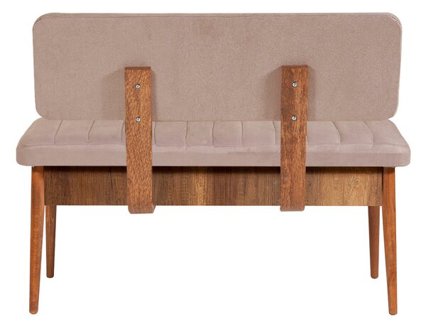 Hanah Home Jídelní set Vina 4D ořech/béžová