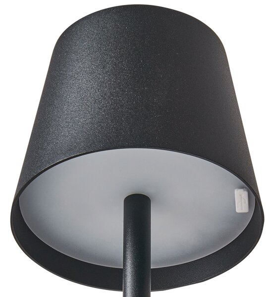Bezdrátová LED stojací lampa GAVARRESA se stmívačem Kov Černá