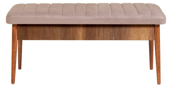 Hanah Home Jídelní set Vina 4D ořech/béžová