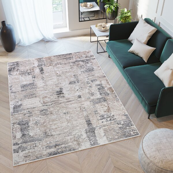 Makro Abra Moderní kusový koberec COMO PK45C Abstraktní krémový Rozměr: 160x230 cm