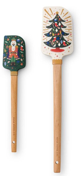 Vánoční silikonová stěrka Nutcracker – set 2 ks