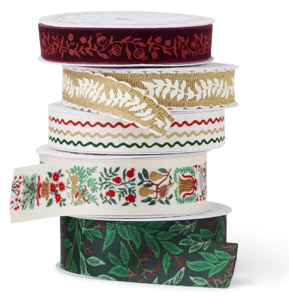 Vánoční stuha Willowberry – set 5 ks