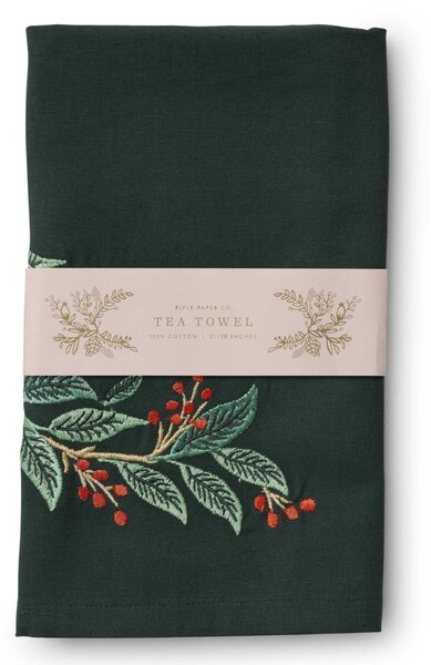 Bavlněná utěrka Willowberry Embroidered