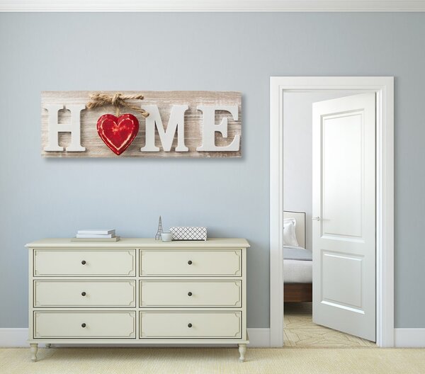 Obraz s nápisem Home