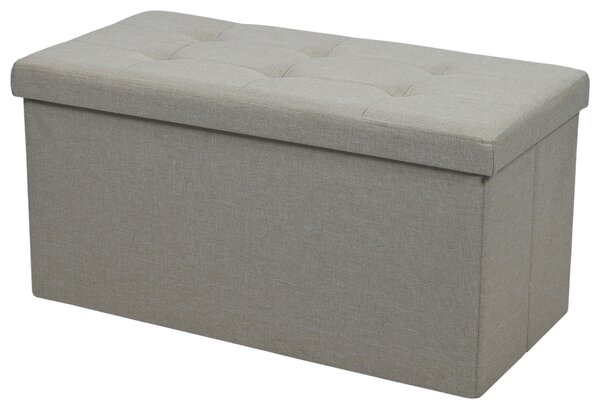 SEDACÍ BOX, textil, kompozitní dřevo, 76/38/38 cm Carryhome - Taburety